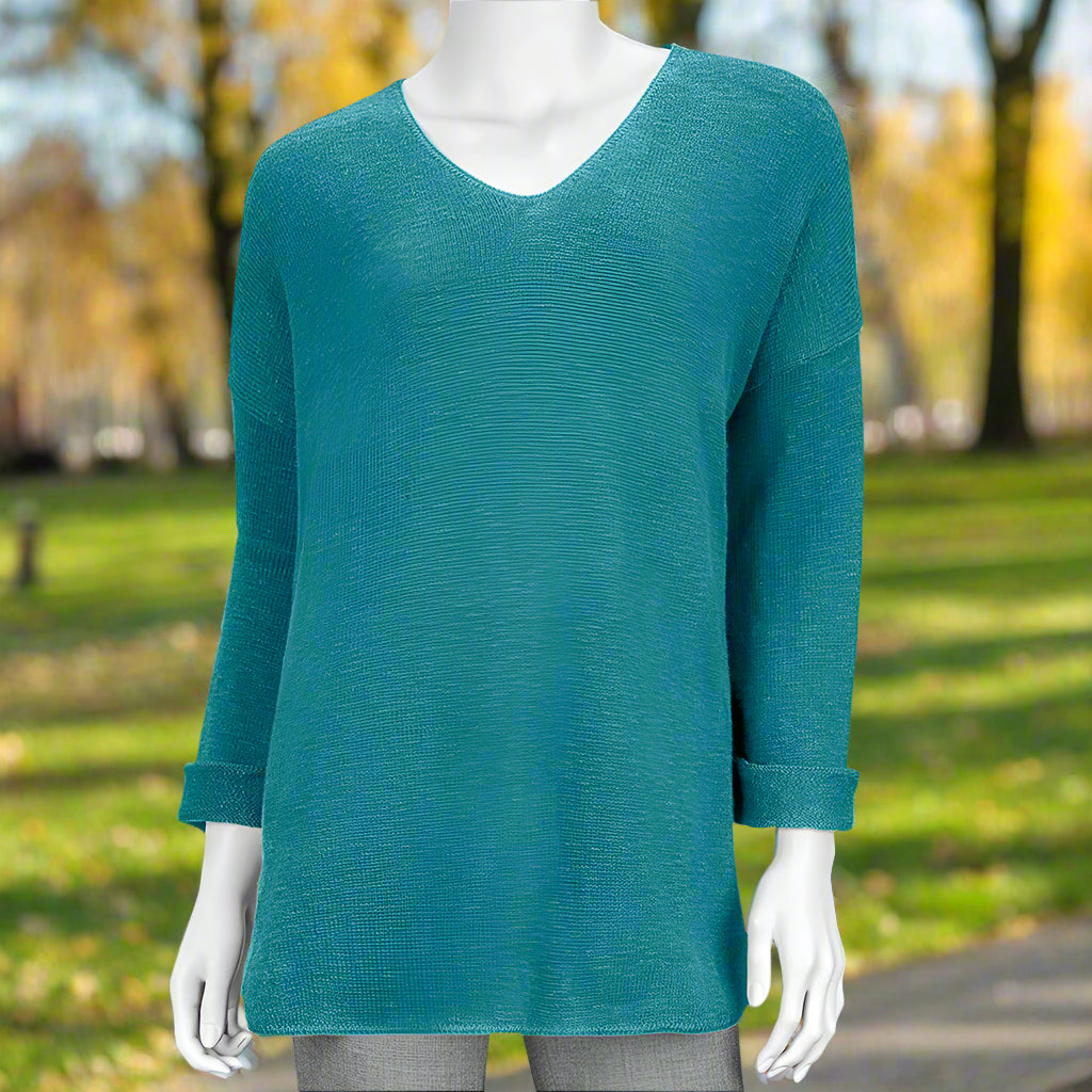 Avalin Rolled Sleeve Sweater