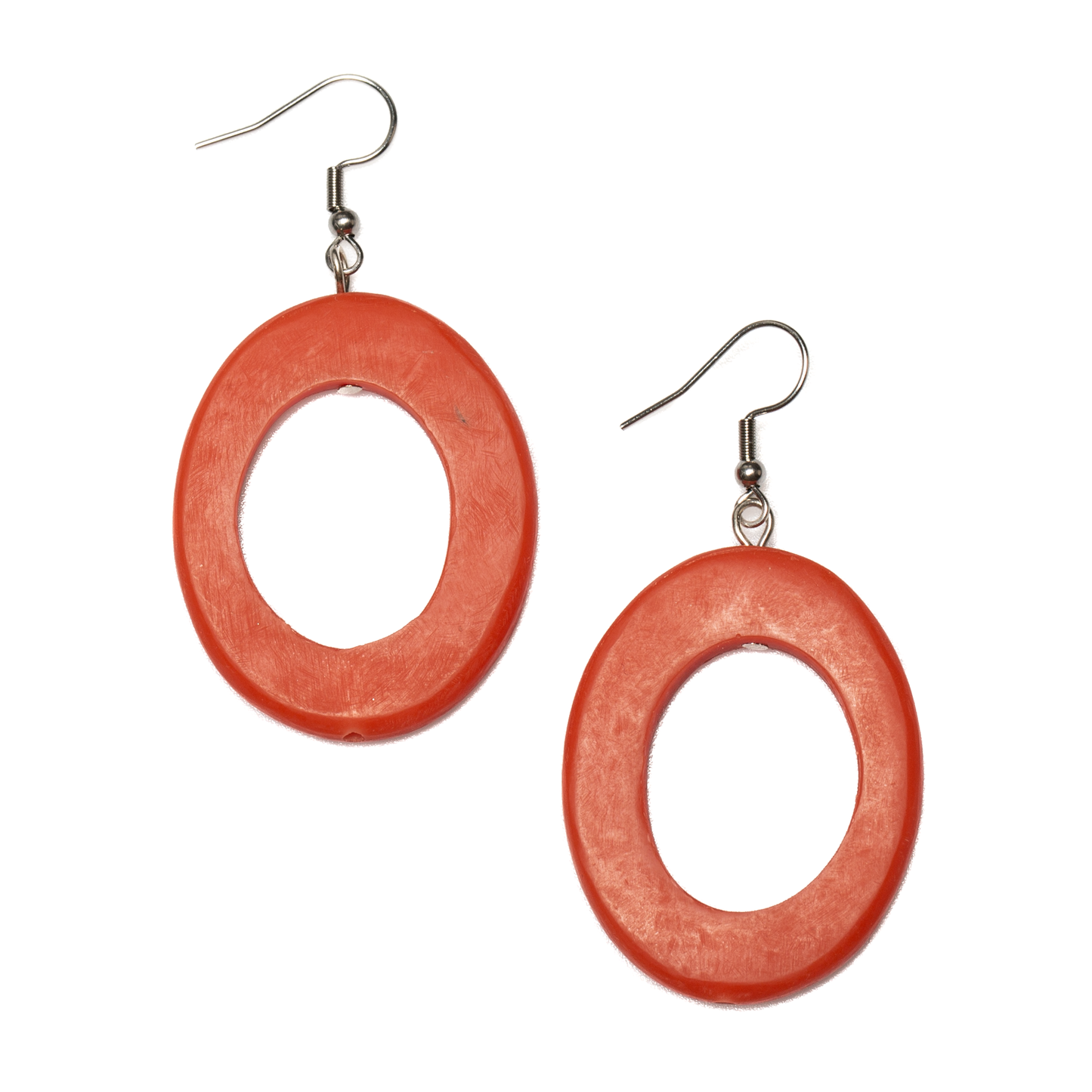 Resin Hoop Earrings