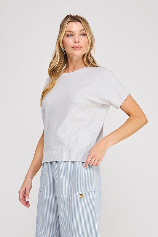 Soft SS Diamond Pointelle