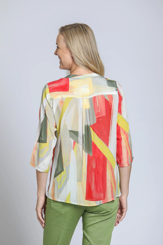 Citrus Tassel Blouse