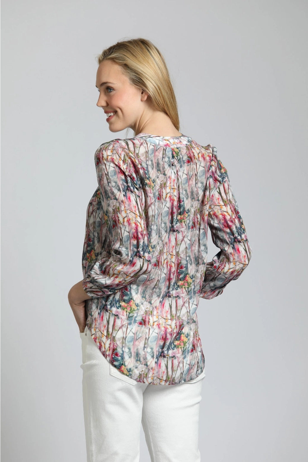 Rose Forest Crossover Blouse