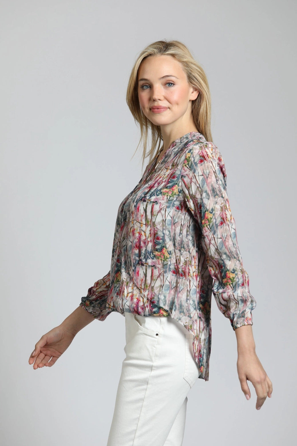 Rose Forest Crossover Blouse