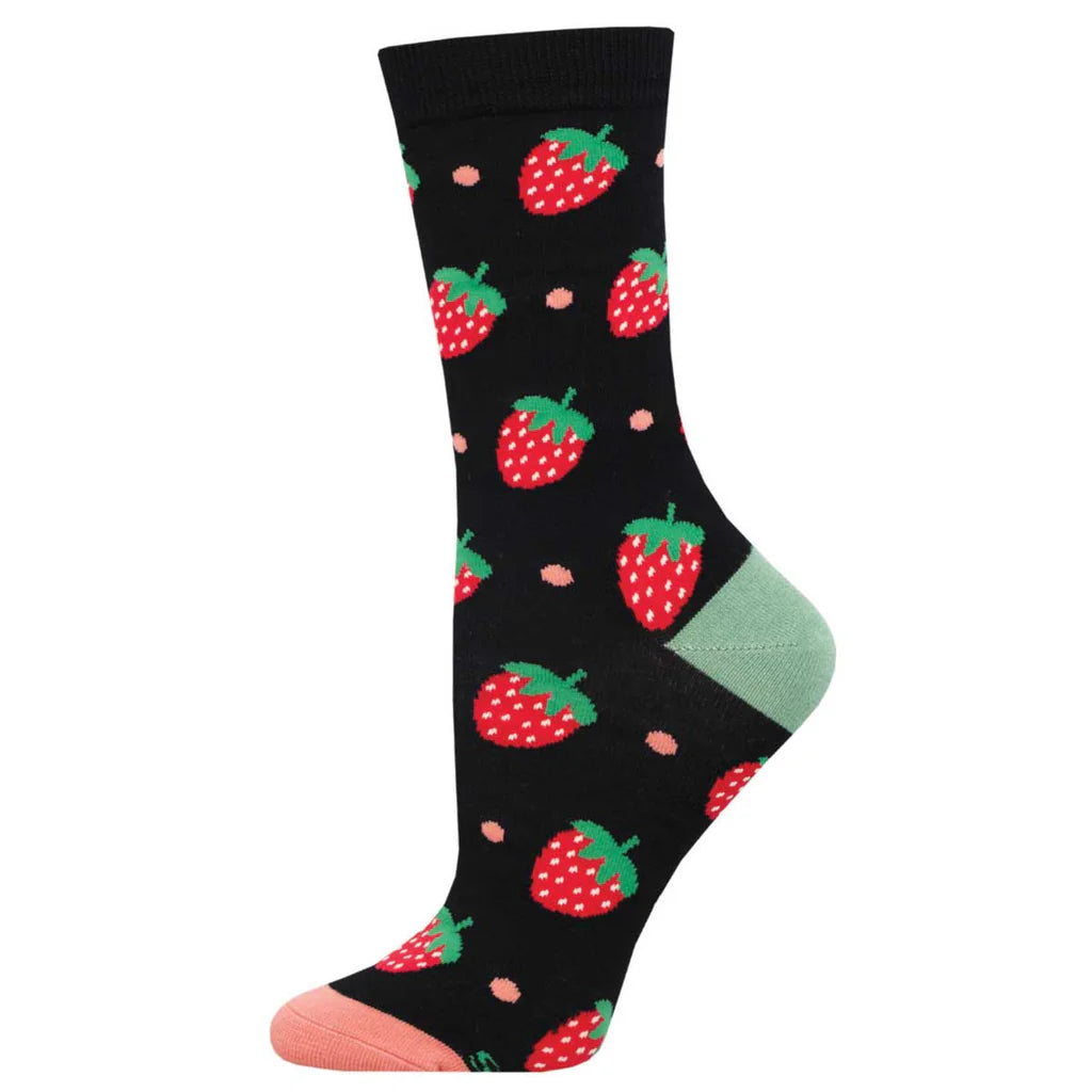 Graphic Bamboo Crew Socks