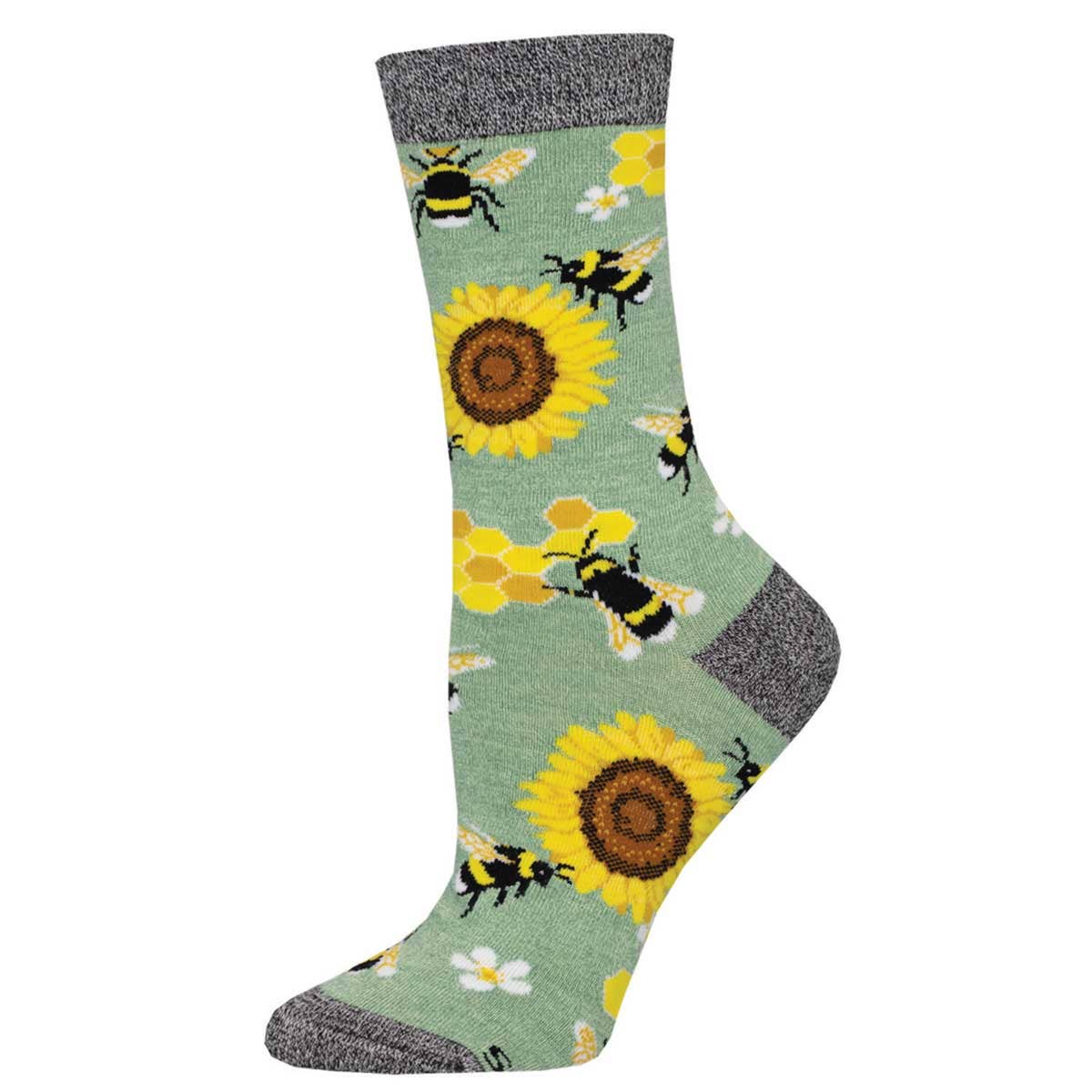 Graphic Bamboo Crew Socks