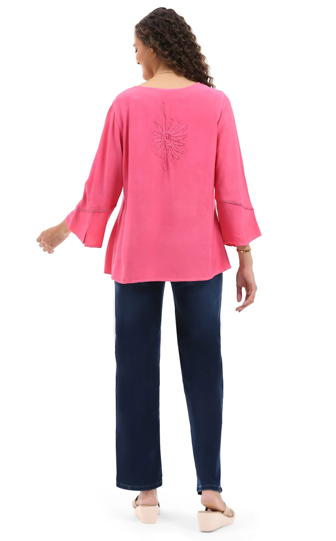 Birdie Embroidered Top