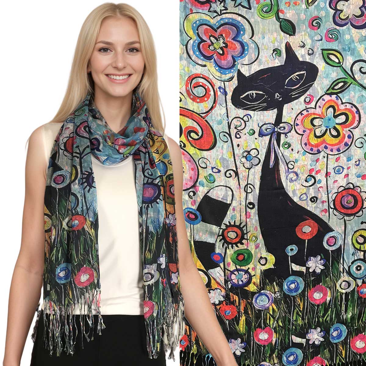 Cotton Art Design Scarf