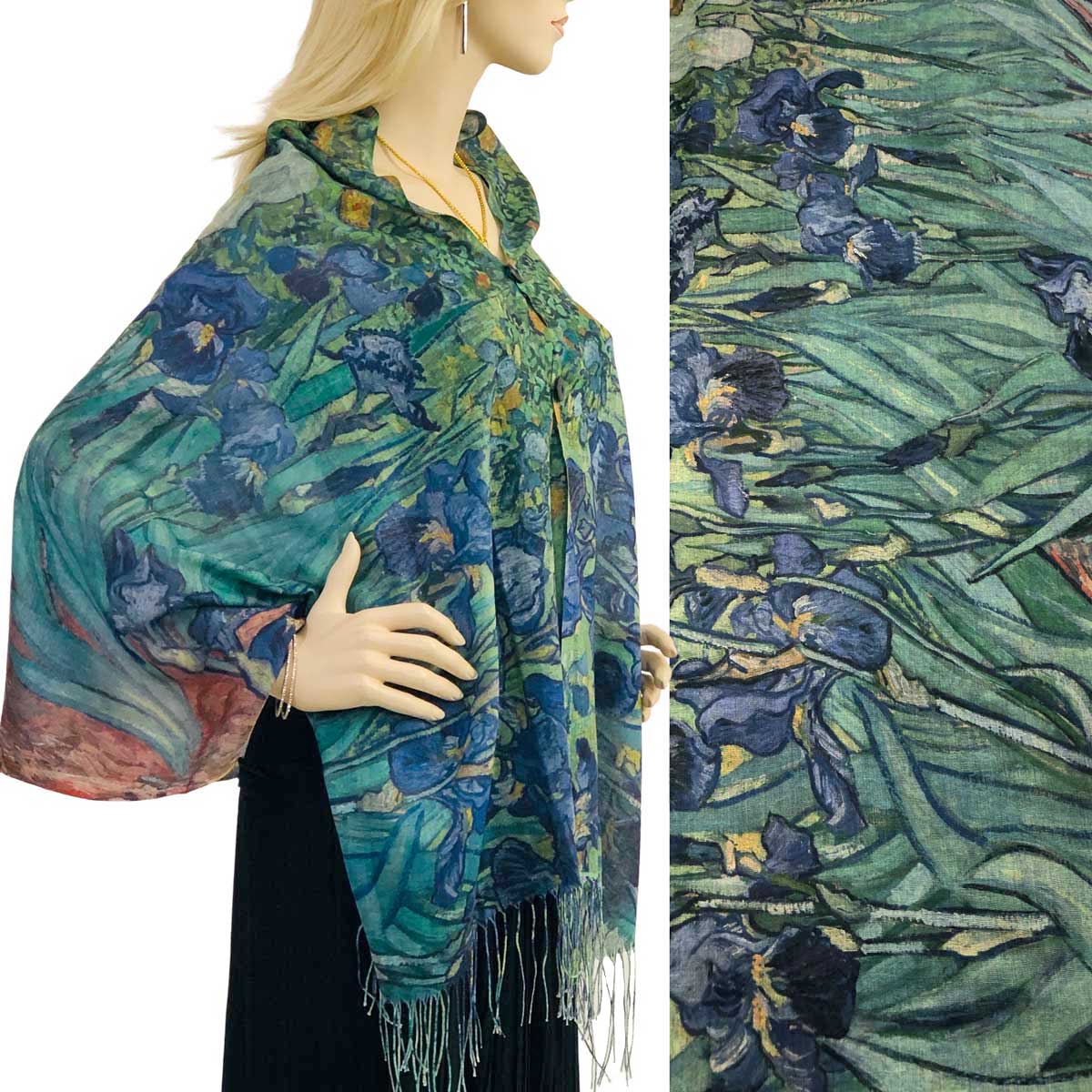 Cotton Masterpiece Button Shawls