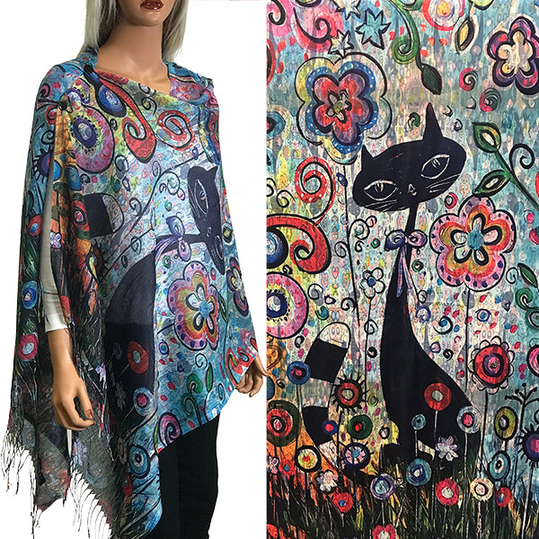 Cotton Masterpiece Button Shawls