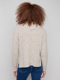 Diagonal Cable Sweater