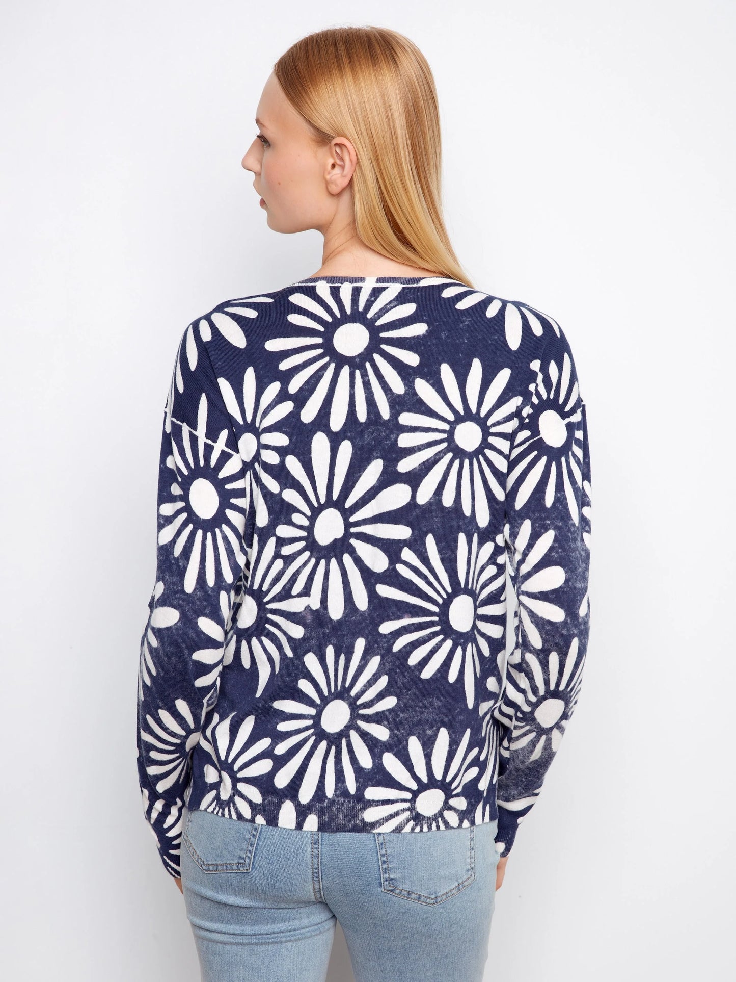 Reversible Printed Sweater