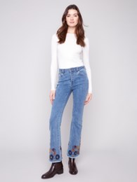 Embroidered Boot Cut Jean