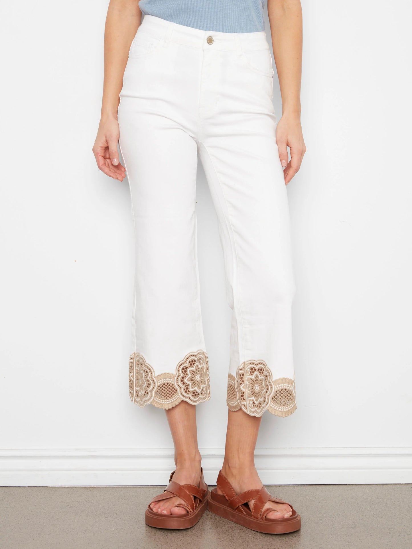 Laser Cut Lace Jean