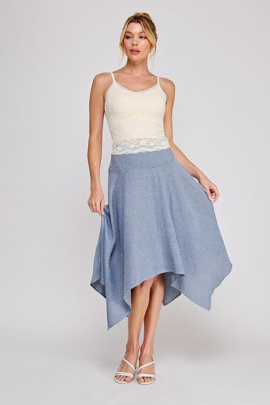 Handkerchief Hem Skirt