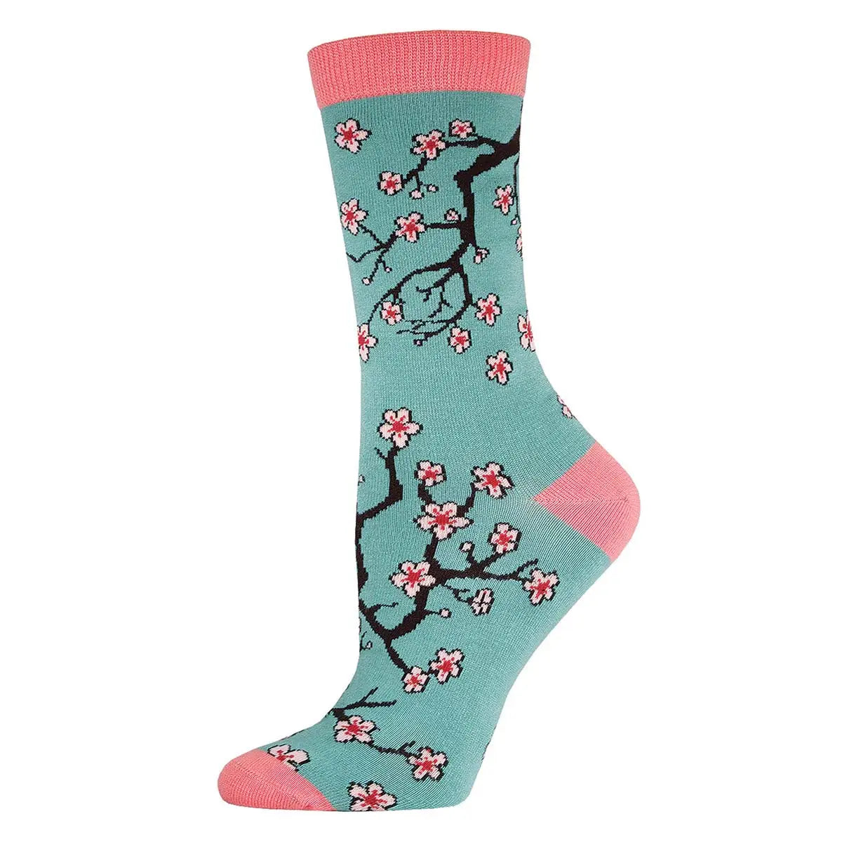 Graphic Bamboo Crew Socks