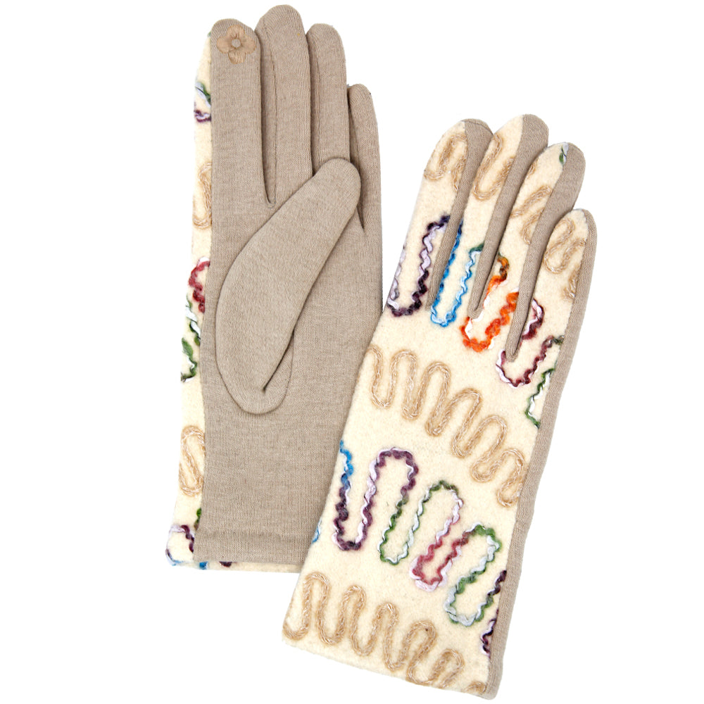 Spiral Yarn Gloves