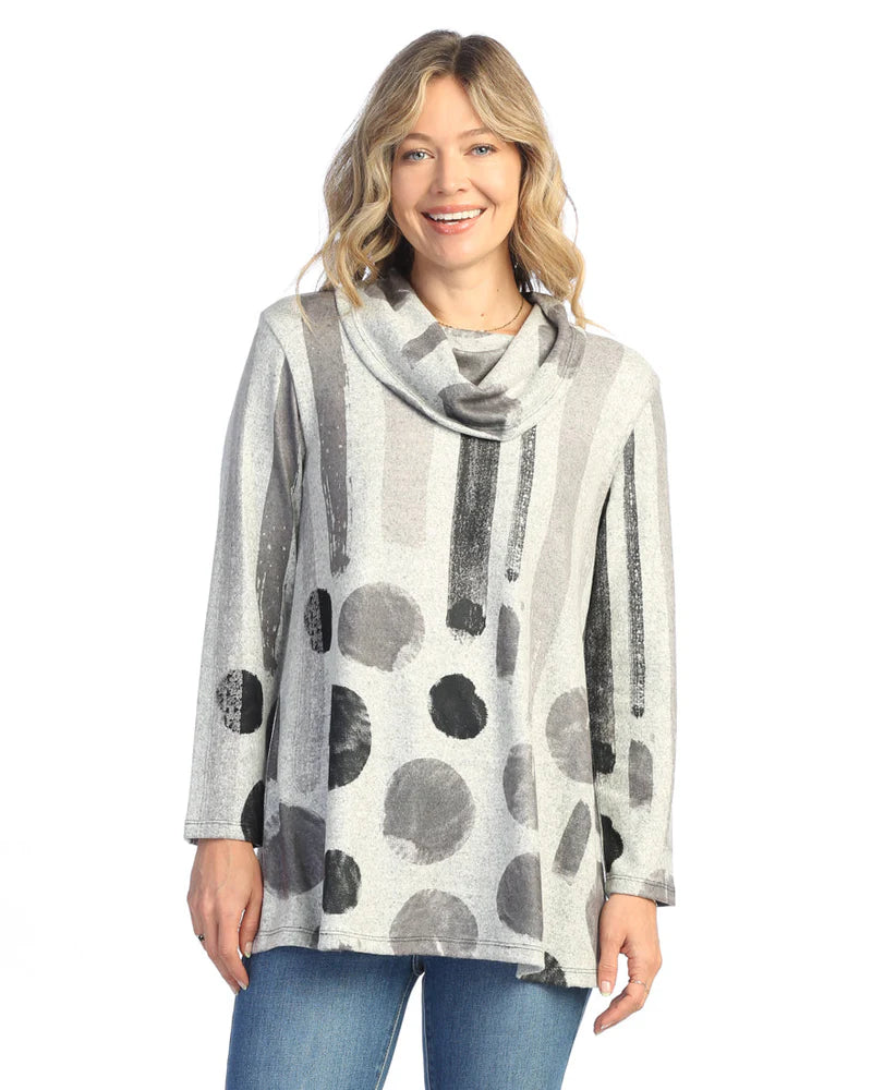 Sandra Dots Cowl Tunic