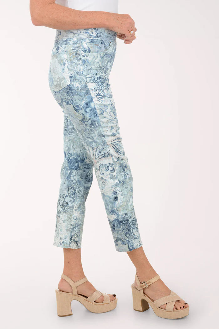 Olivia Floral Jean