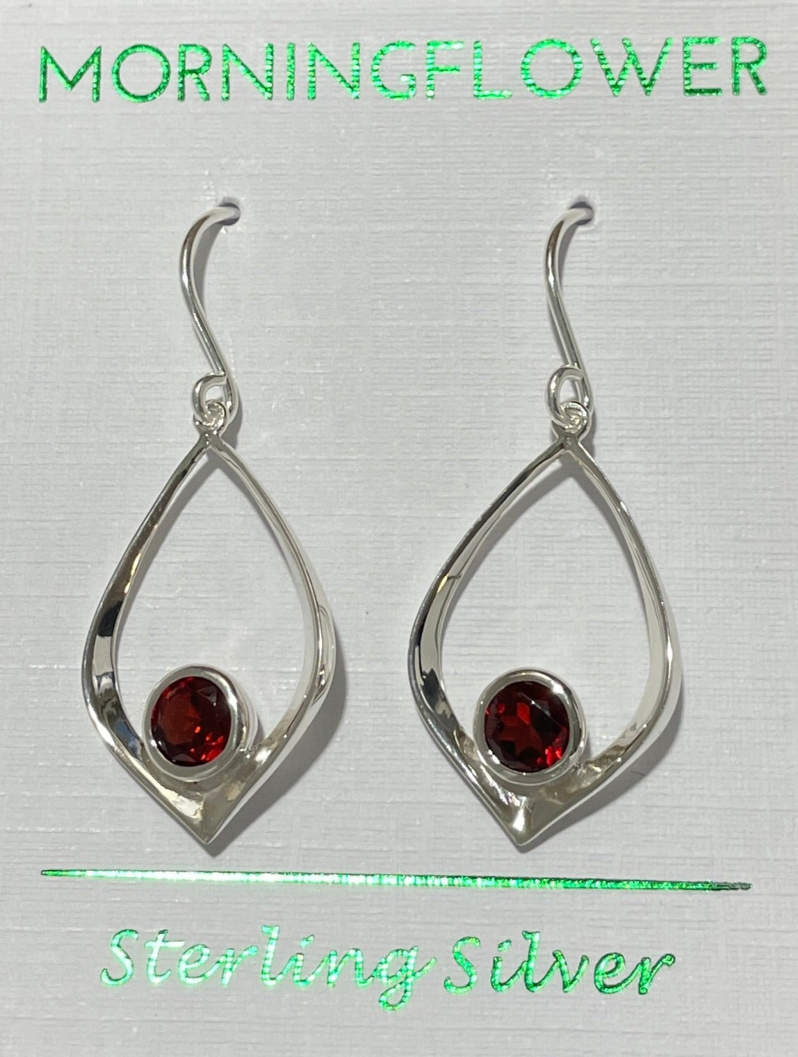 925 Gemstone Kite Earrings