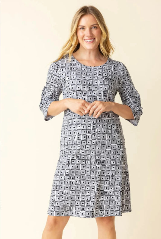 Travel Cubism City Dress