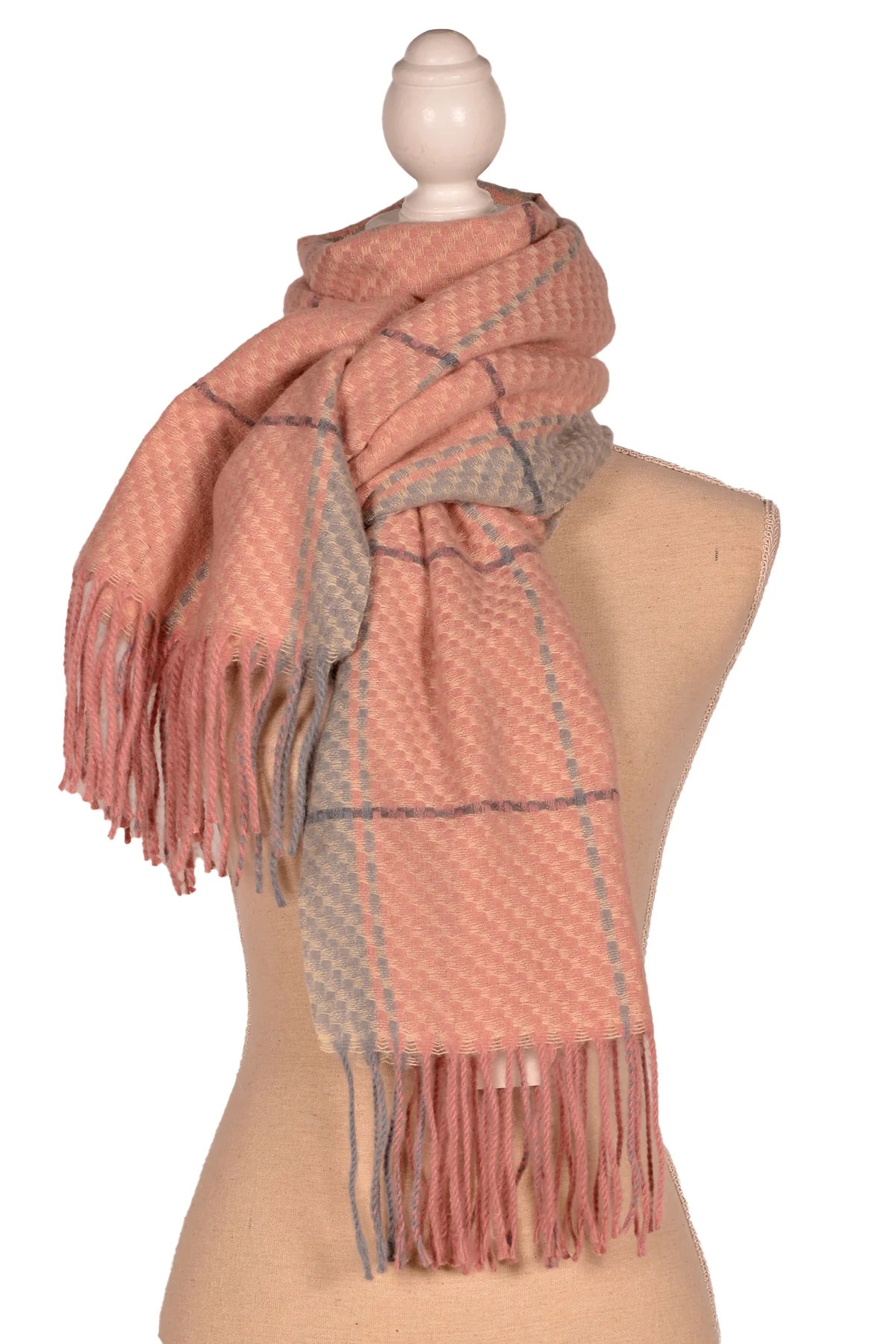 Check Print Scarf