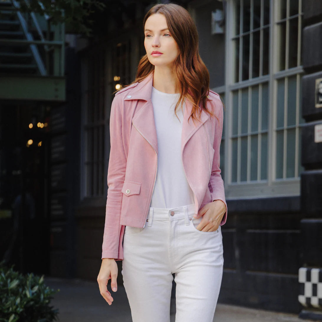 "Suede" Zip Jacket