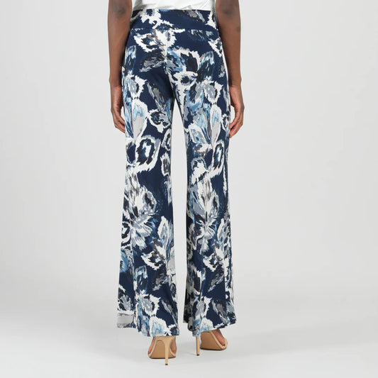Moonlit Floral Palazzo Pant