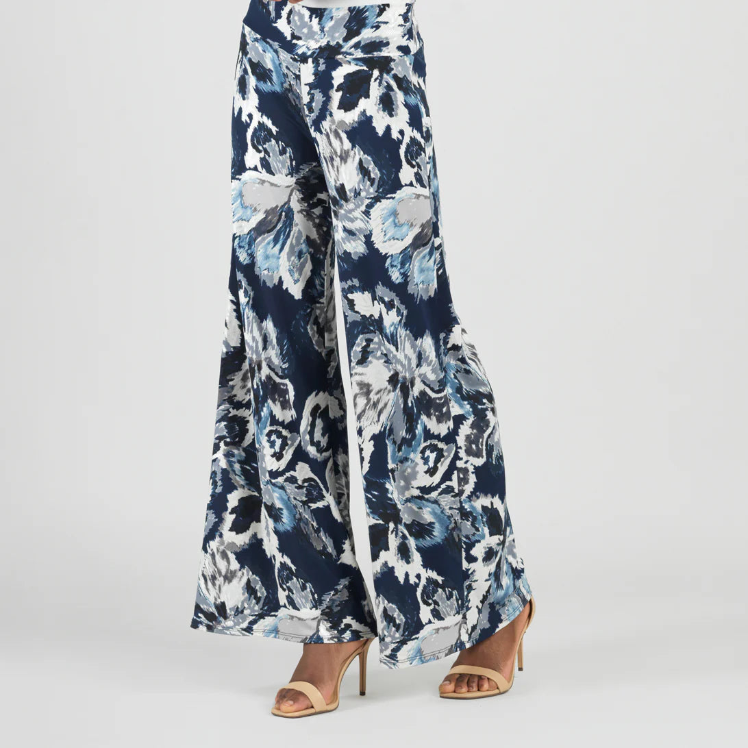 Moonlit Floral Palazzo Pant