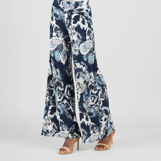 Moonlit Floral Palazzo Pant