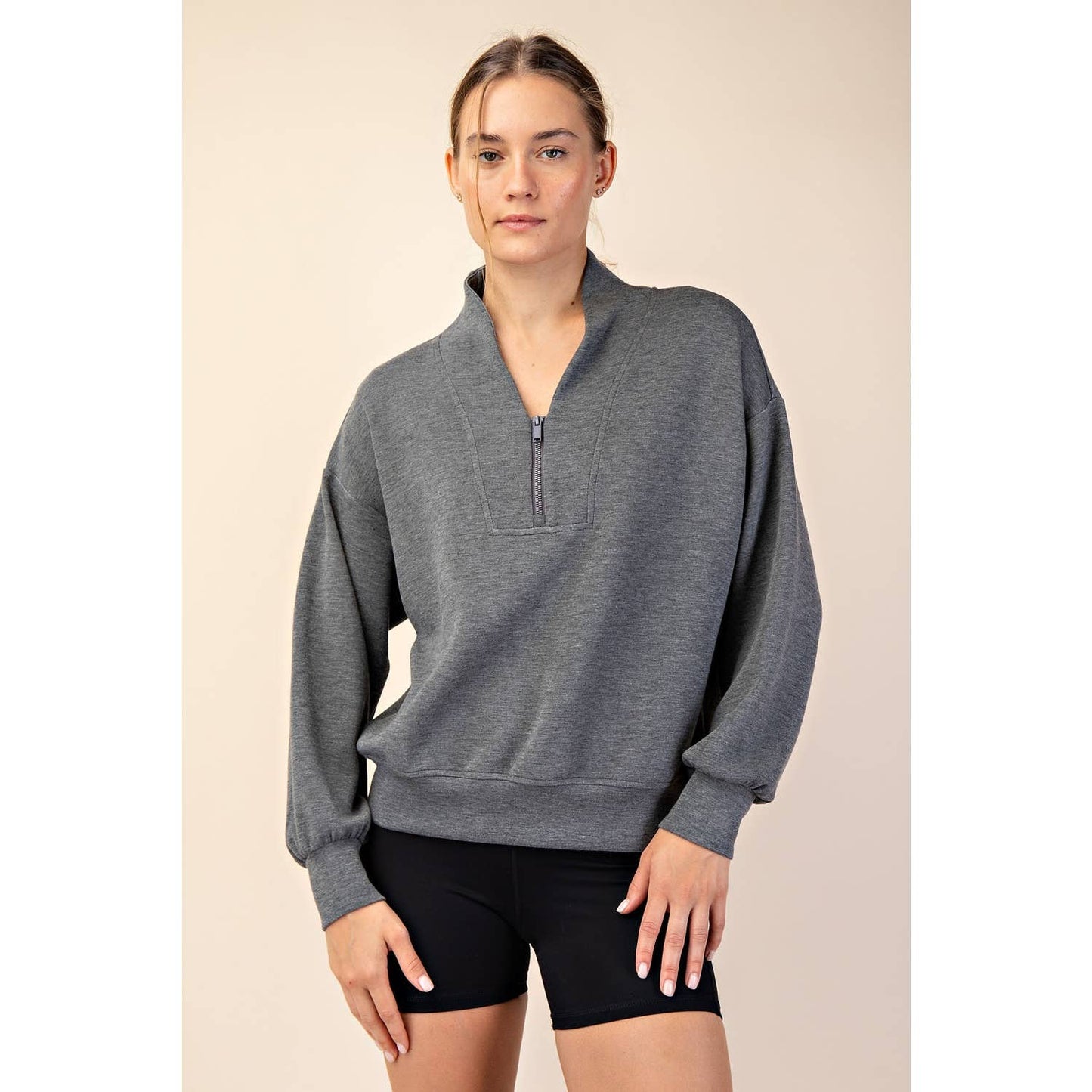Luxe Scuba Pullover
