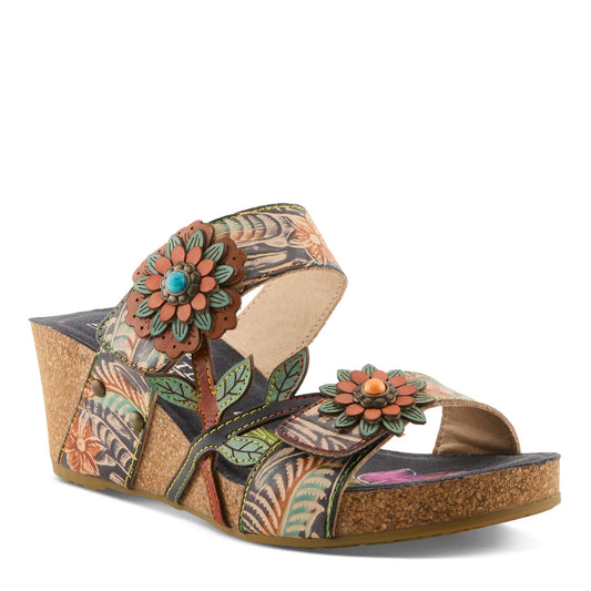 L'Artiste Moai Floral Sandal