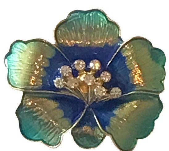 Magnetic Floral Brooch