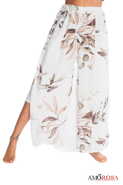Side Panel Printed Pant