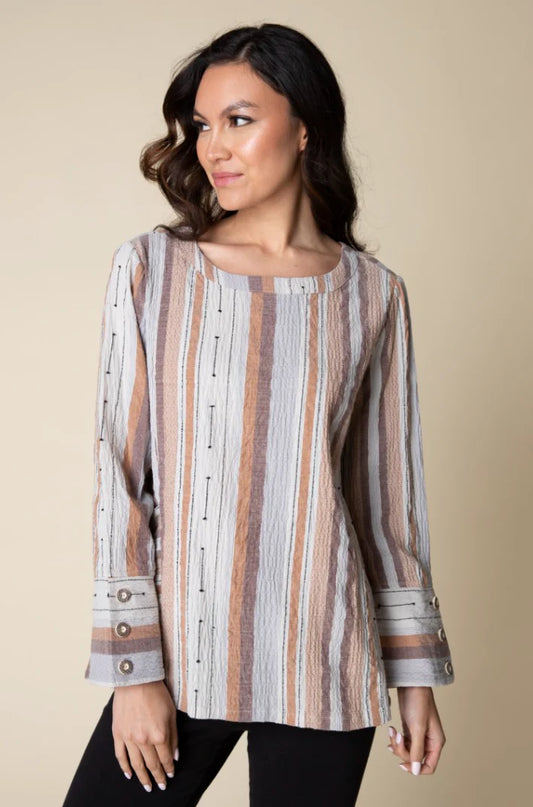 Peruvian Stripe Blouse