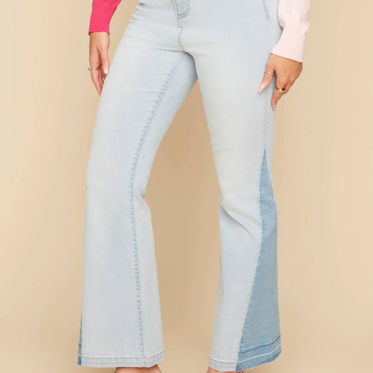 Renuar Two-Tone Hem Jean
