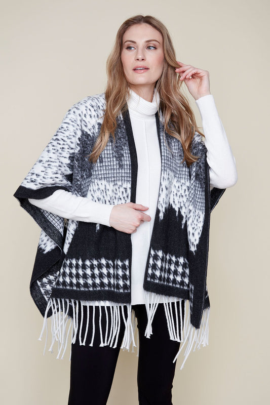 Cozy Fringed Poncho