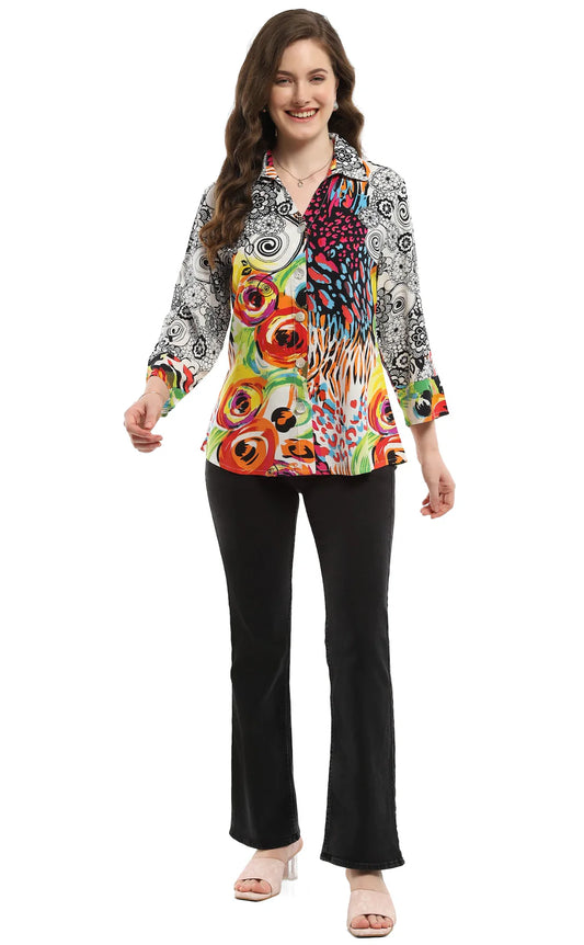 Eliza Print Shirt