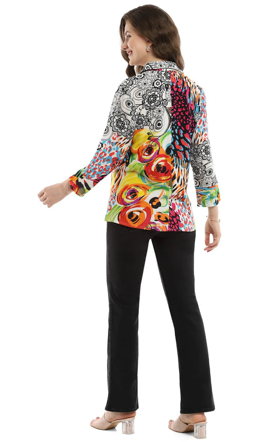 Eliza Print Shirt