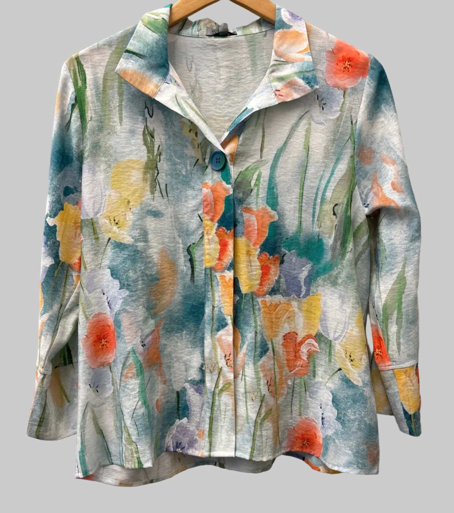 Tulips Print Blouse