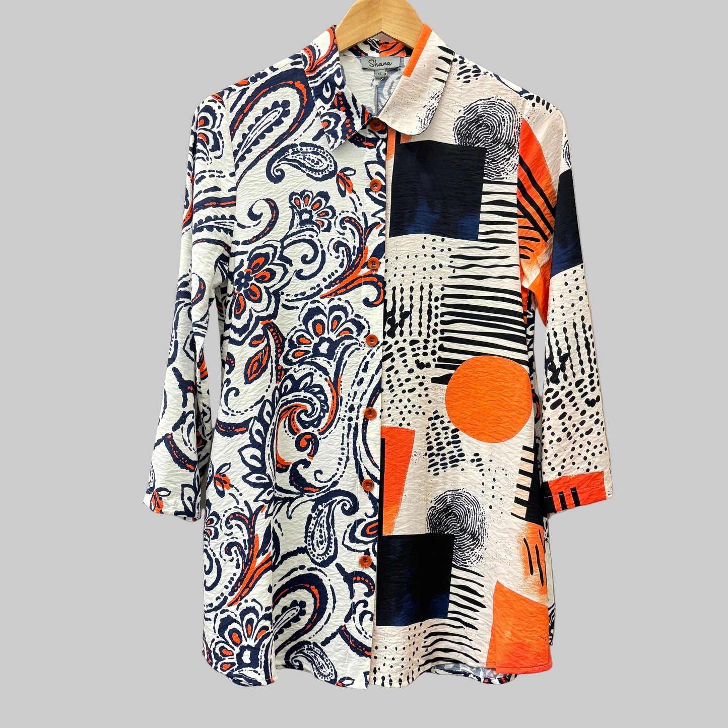 Printed Crush Tunic Shirt