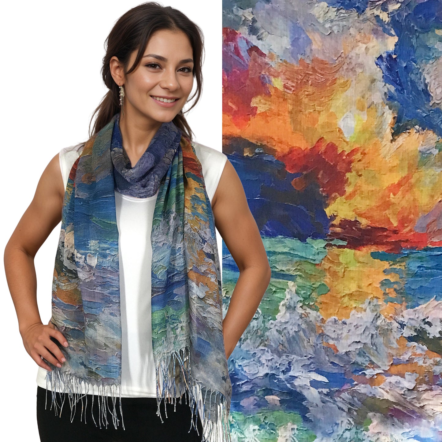 Cotton Art Design Scarf