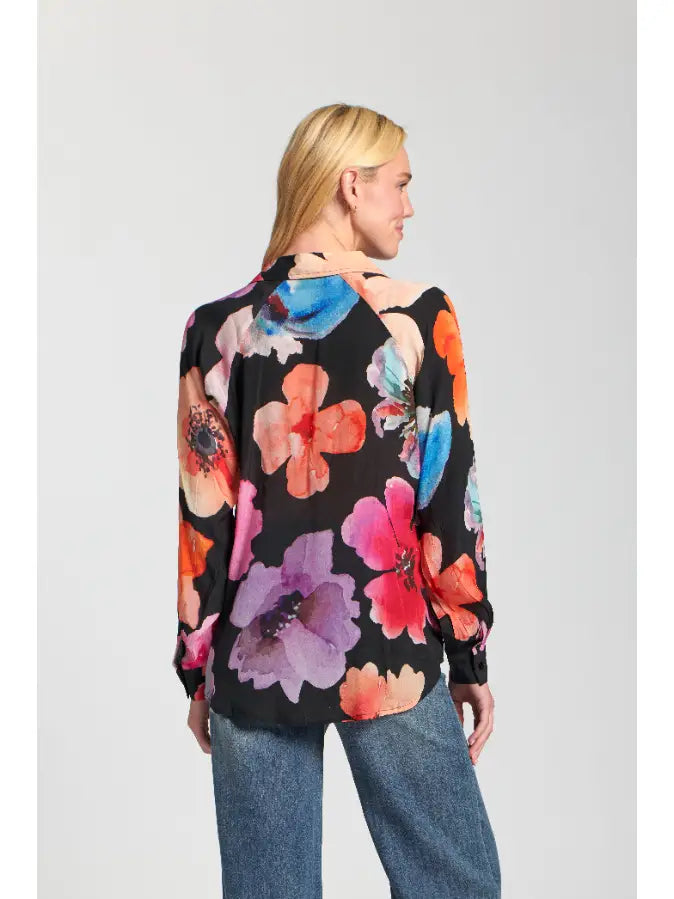 Placket Pullover Blouse