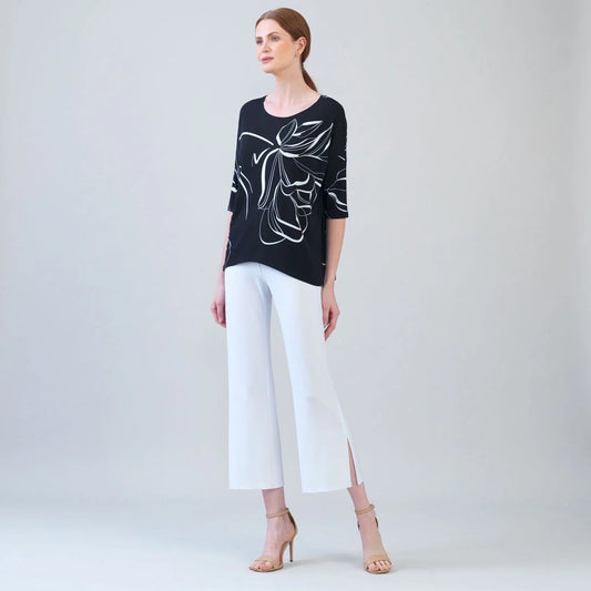 Floral Outline Blouse