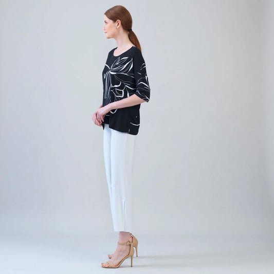 Floral Outline Blouse