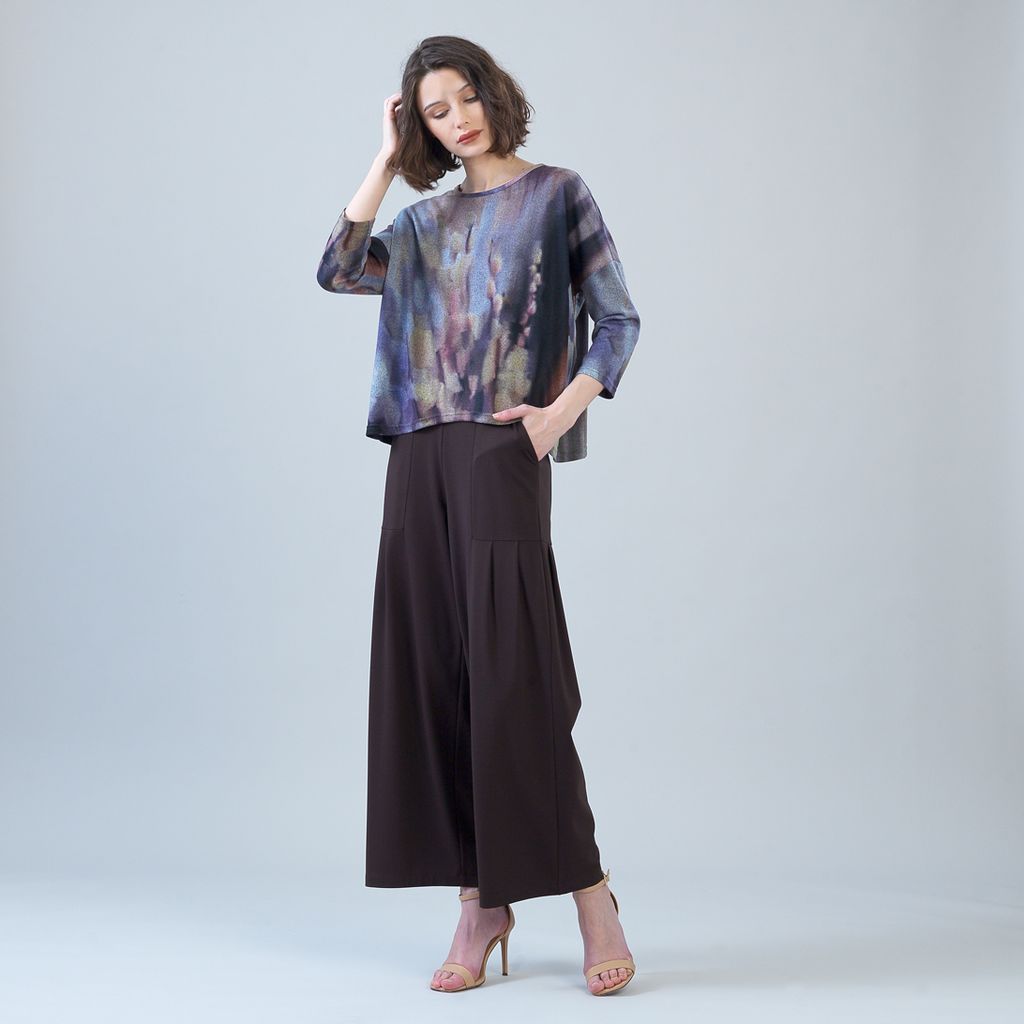 Watercolor Print Top