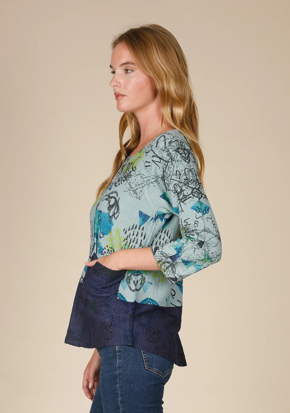 Graffiti Twist Blouse