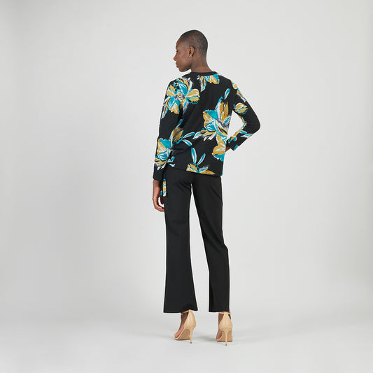 Floral Print Sweater