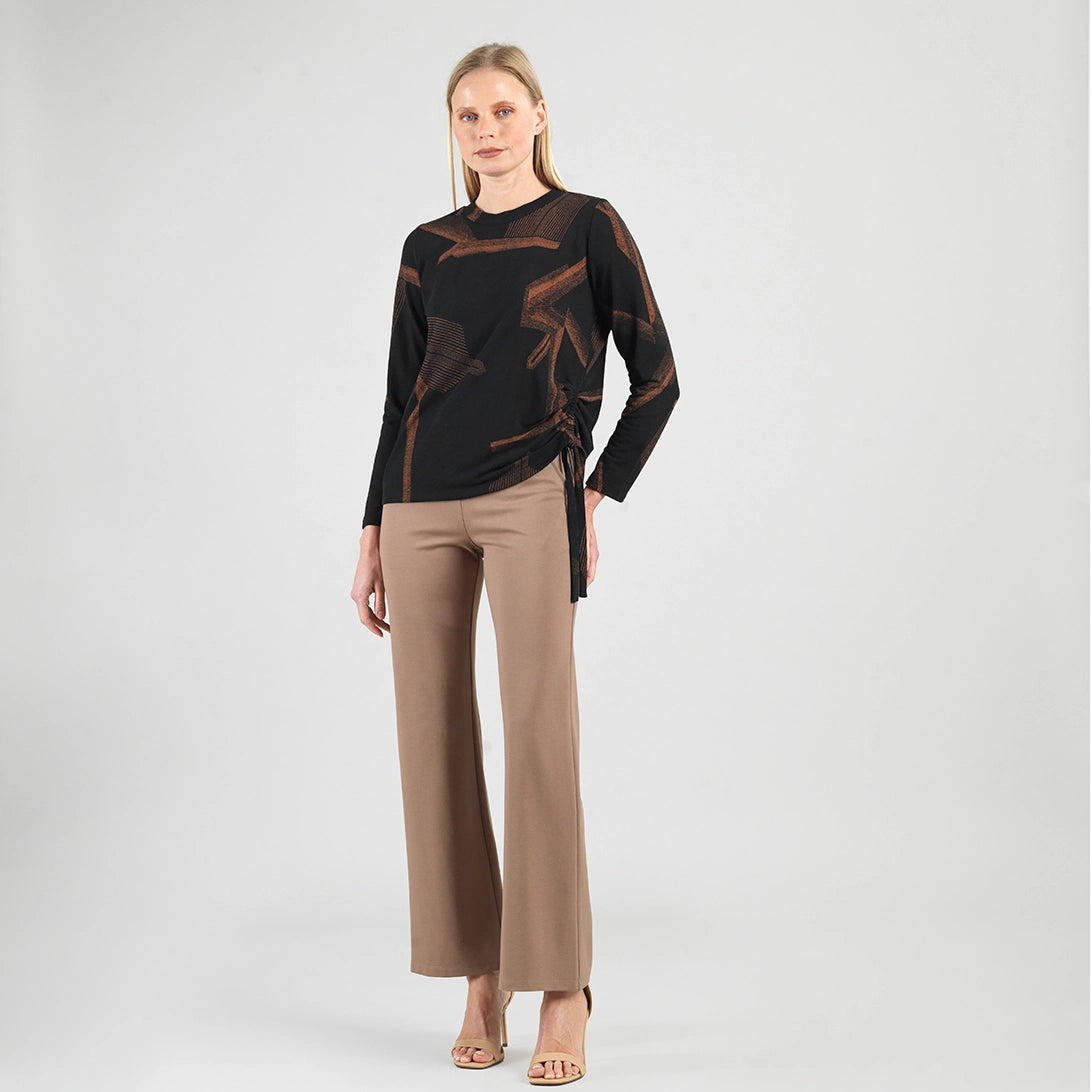 Linear Print Sweater