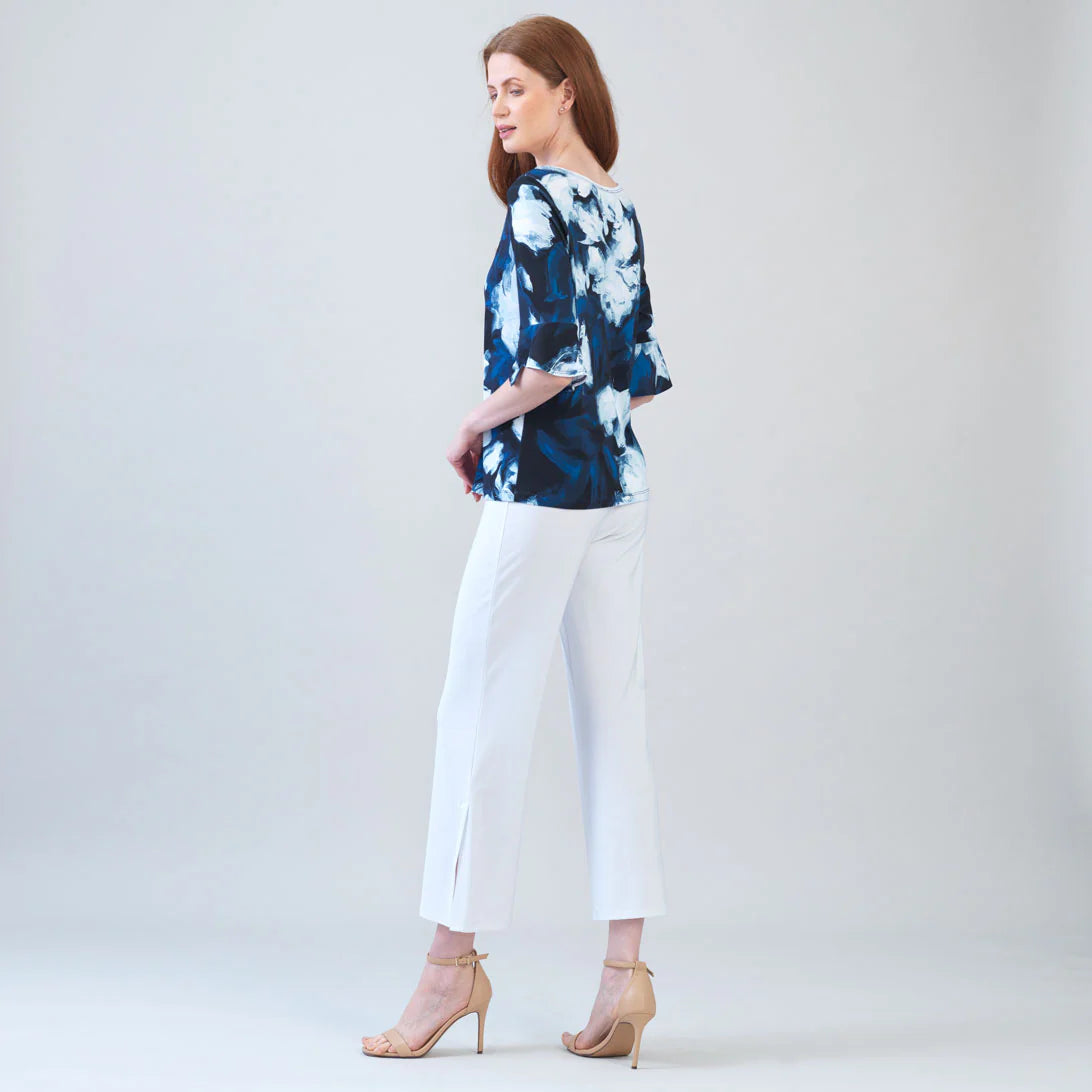 Midnight Peony Blouse