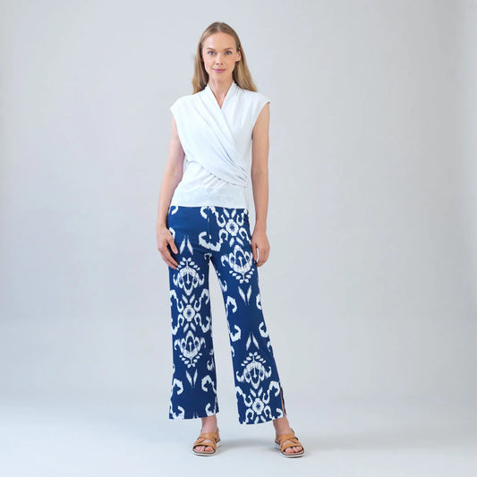 Tile Motif Ankle Pant