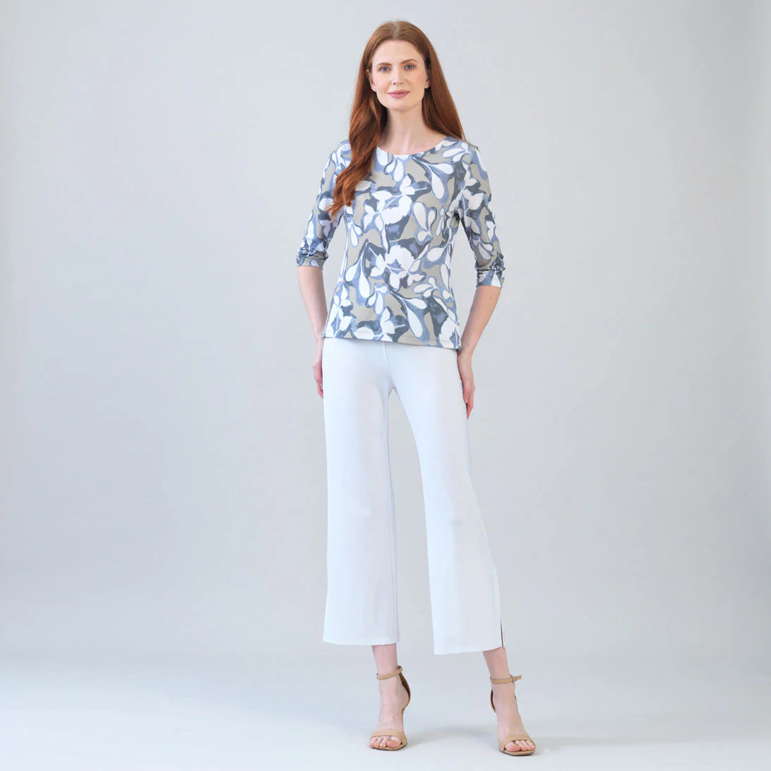 Orchid Veil Scoop Neck Blouse